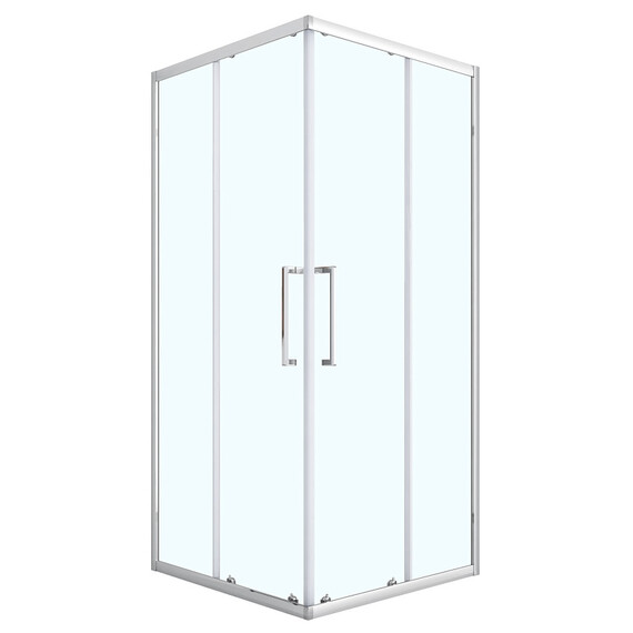 Душевое ограждение Loranto Sunway 100x100 см CS-AB01C-100, хром/прозрачное - фото 