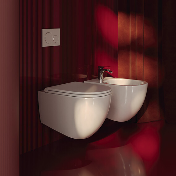 Сиденье с крышкой для унитаза ArtCeram File 2.0 Flat микролифт FLA016 01 71 - фото 2