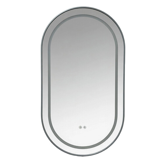 Зеркало Azario Джоли 50 см АZ-LED012725, серый матовый - фото 2