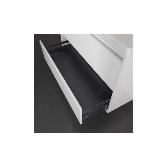 Тумба подвесная с раковиной-столешницей Villeroy&Boch Skyla 100 см C79900VE (раковина 5A51A501) brilliant white - фото 4