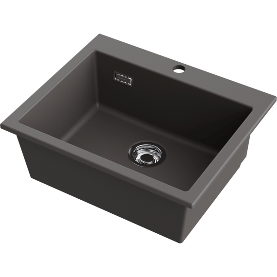 Кухонная мойка Omoikiri Omishima 60 sg 4997545, stone grey - фото 