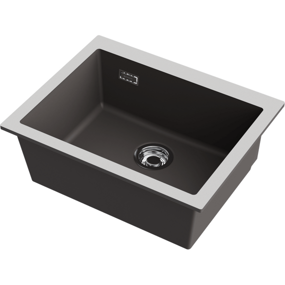 Кухонная мойка Omoikiri Omishima 60-U sg 4997557, stone grey - фото 
