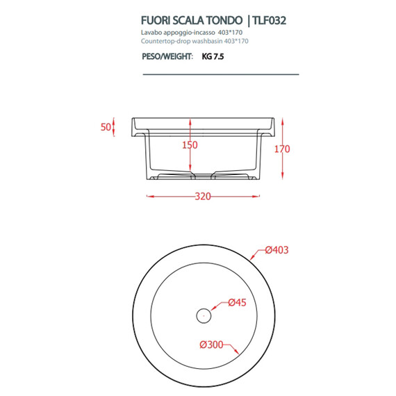 Раковина врезная на столешницу Artceram Fuori Scala 40 см TFL032 17 00, чёрный матовый - фото 2