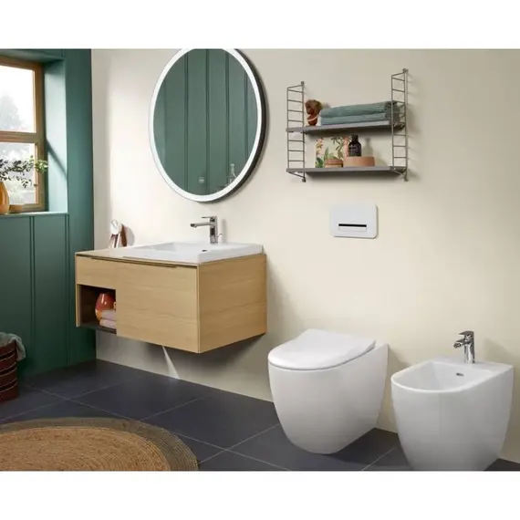 Унитаз приставной безободковый Villeroy & Boch Subway 3.0 4671T0R1 CeramicPlus (система смыва Торнадо) - фото 10