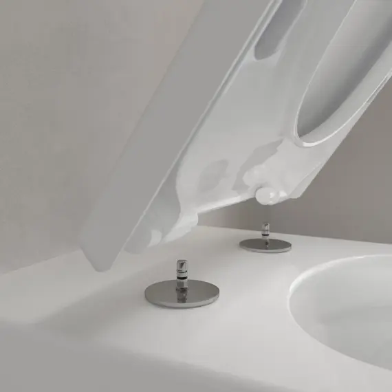 Унитаз приставной безободковый Villeroy & Boch Subway 3.0 4671T0R1 CeramicPlus (система смыва Торнадо) - фото 8