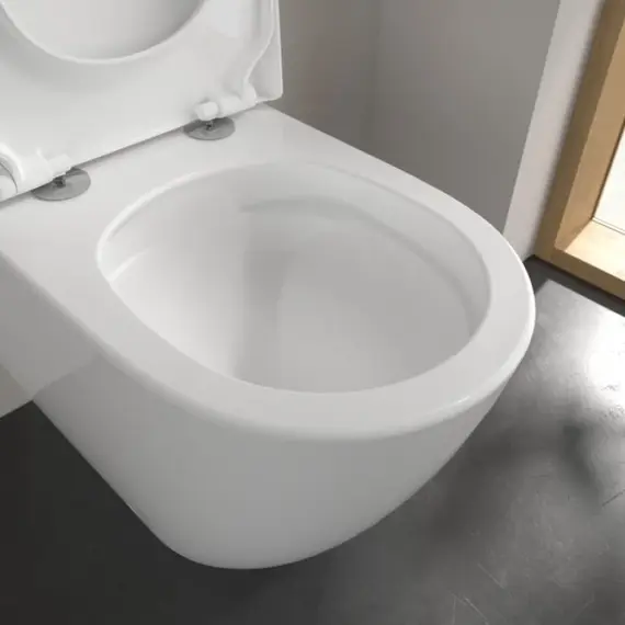 Унитаз приставной безободковый Villeroy & Boch Subway 3.0 4671T0R1 CeramicPlus (система смыва Торнадо) - фото 6