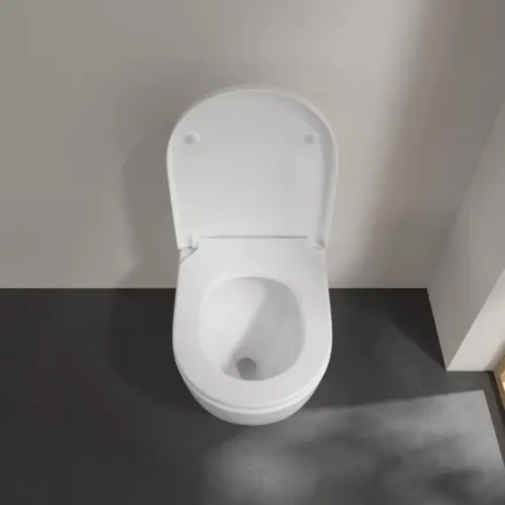 Унитаз приставной безободковый Villeroy & Boch Subway 3.0 4671T0R1 CeramicPlus (система смыва Торнадо) - фото 4