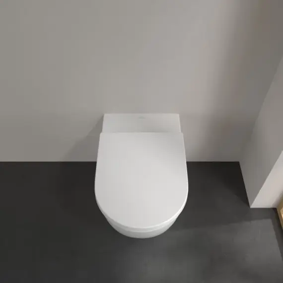 Унитаз приставной безободковый Villeroy & Boch Subway 3.0 4671T0R1 CeramicPlus (система смыва Торнадо) - фото 9