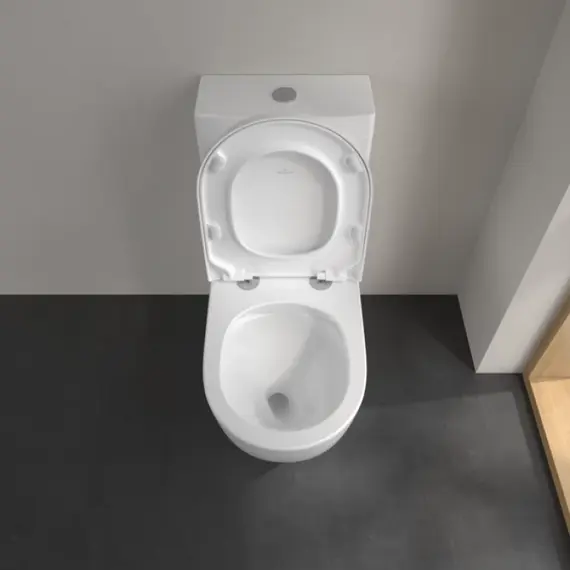 Унитаз-компакт безободковый Villeroy&Boch Subway 3.0 4672T001 (бачок 57061101) - фото 9