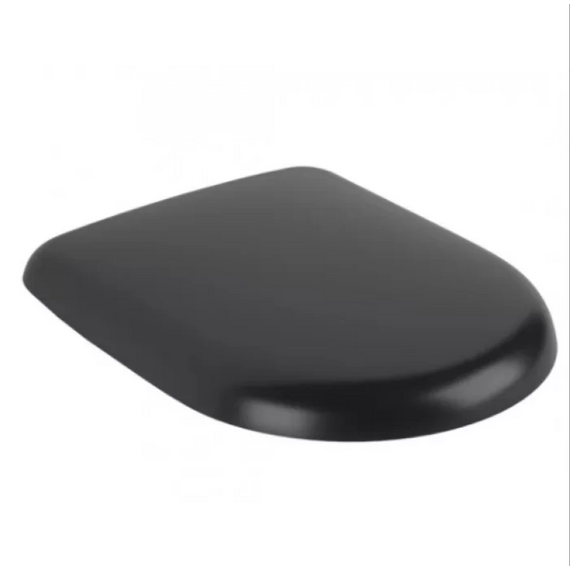 Сиденье с крышкой для унитаза Villeroy & Boch Antao 8M67S1R7 микролифт, быстросъемное, цвет Pure Black - фото 