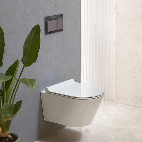 Унитаз подвесной безободковый Catalano Zero 0111550001 (Система смыва торнадо) - фото 2