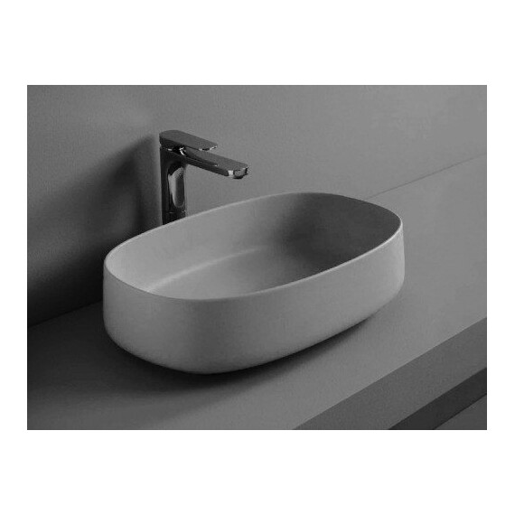 Раковина-чаша ArtCeram Cognac 55 см COL003 15 00, grigio oliva - фото 2
