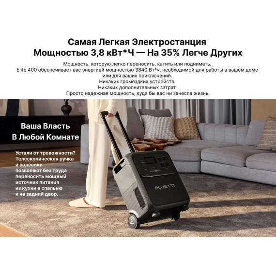 Портативная электростанция Bluetti Elite 400 - фото 17
