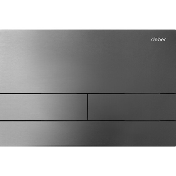 Кнопка смыва Abber AC0128NG (кнопка металлическая) цвет оружейная сталь - фото 
