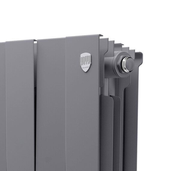 Радиатор Royal Thermo PianoForte 500 Silver Satin 650x590 мм (8 секций) - фото 4
