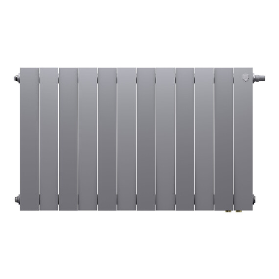 Радиатор Royal Thermo PianoForte 500 Silver Satin 970x590 мм (12 секций) - фото 2