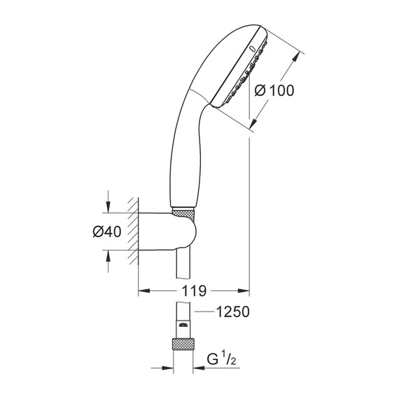 Душевая система для ванны Grohe BauEdge 1000190 - фото 9
