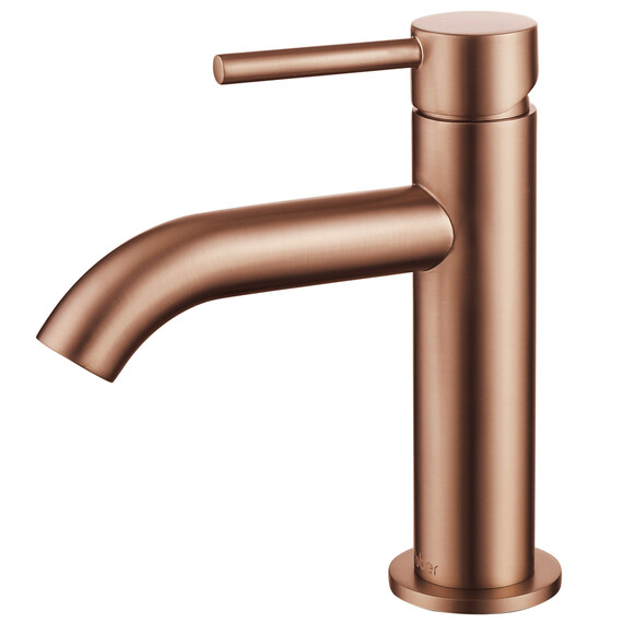 Смеситель для раковины Abber Wasser Kreis AF8110MRG, розовое золото матовое - фото 