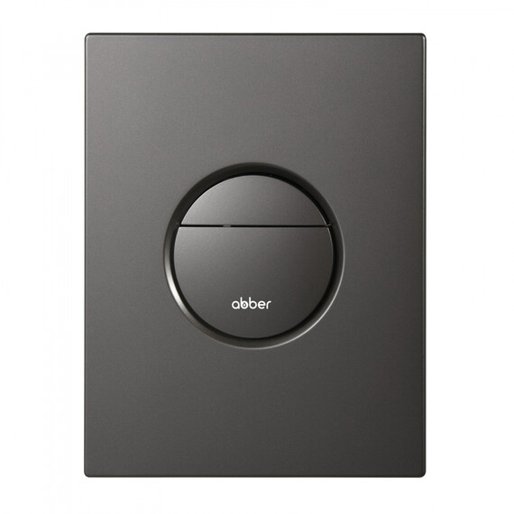 Инсталляция с подвесным унитазом комплект: Abber AC0108 с подвесным унитазом Rechteck AC1201 с крышкой микролифт, кнопка смыва AC0126NG оружейная сталь - фото 3