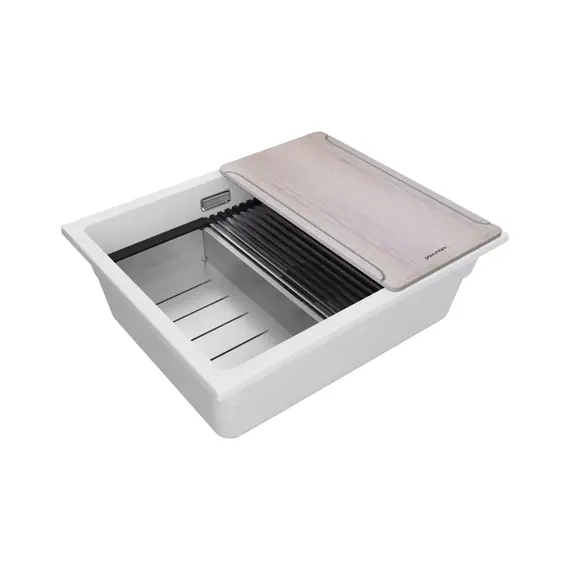 Кухонная мойка Paulmark LUMI-MULTI SINK 55 UNI LU-MULTI 55-WH, белый - фото 2