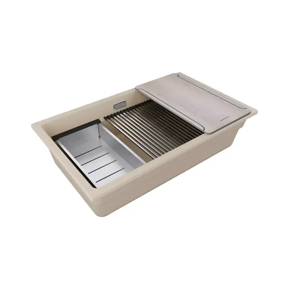 Кухонная мойка Paulmark LUMI-MULTI SINK 74 UNI LU-MULTI 74-LA, латте - фото 2