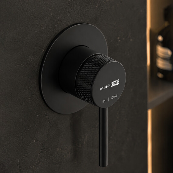 Смеситель скрытого монтажа WasserKraft Muritz 9851MB, чёрный матовый - фото 2