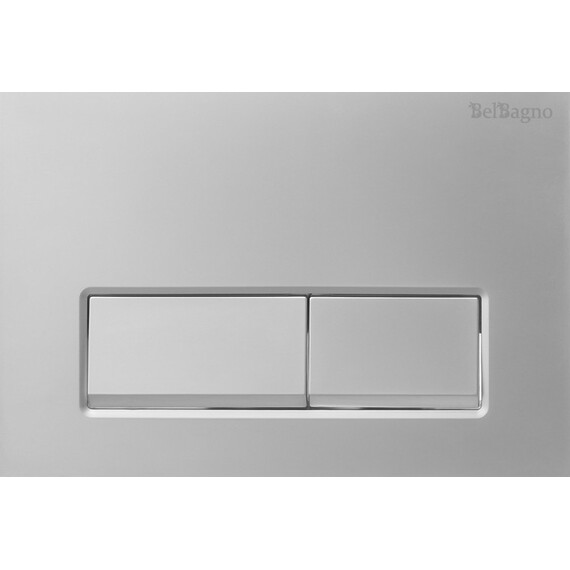 Кнопка смыва BelBagno BB-15R-IN, сатин - фото 