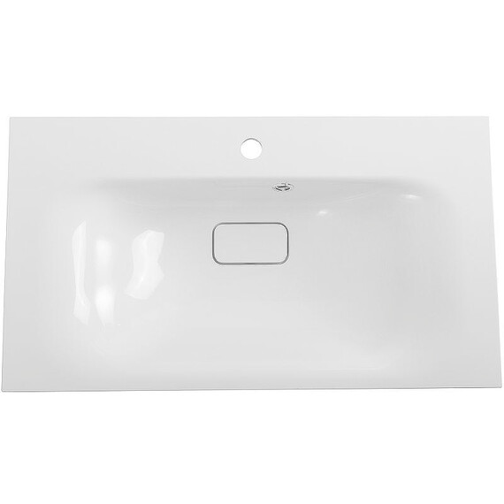 Тумба подвесная с раковиной BelBagno 80 см MARINO-800-2C-SO-BL-P (раковина BB800/450-LV-MR-FT) Bianco Lucido - фото 2
