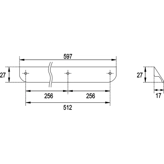 Тумба подвесная с раковиной Cezares ECO-CER-N-1200-2C-SO-NCS-P 120 см (раковина CZR-8073-120-1-2, ручки RS156BL.3/512) орех шоколад софт - фото 10