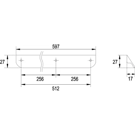 Тумба подвесная с раковиной Cezares ECO-CER-N-1200-2C-SO-NCS-P 120 см (раковина CZR-8095-120, ручки RS156GR.3/512) орех шоколад софт - фото 13