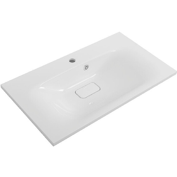 Тумба подвесная с раковиной BelBagno 80 см MARINO-800-2C-SO-WO-P (раковина BB800/450-LV-MR-FT) Rovere Bianco - фото 3