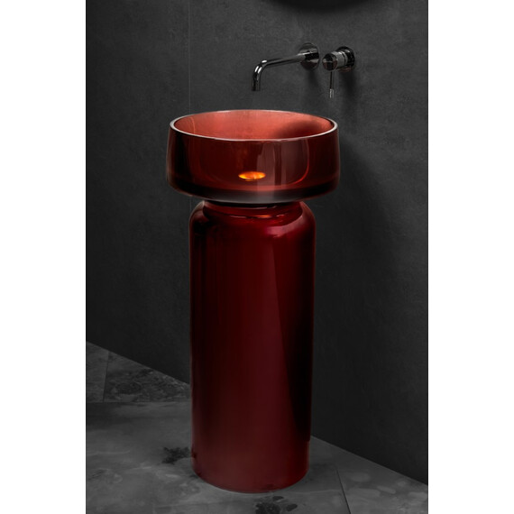 Раковина-чаша Boheme Glow 40 см 810-G-V, violet - фото 4