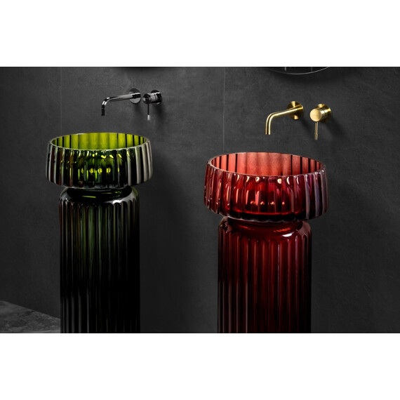 Раковина-чаша Boheme Glow 40 см 810-RIB-G-BUR, burgundy - фото 6