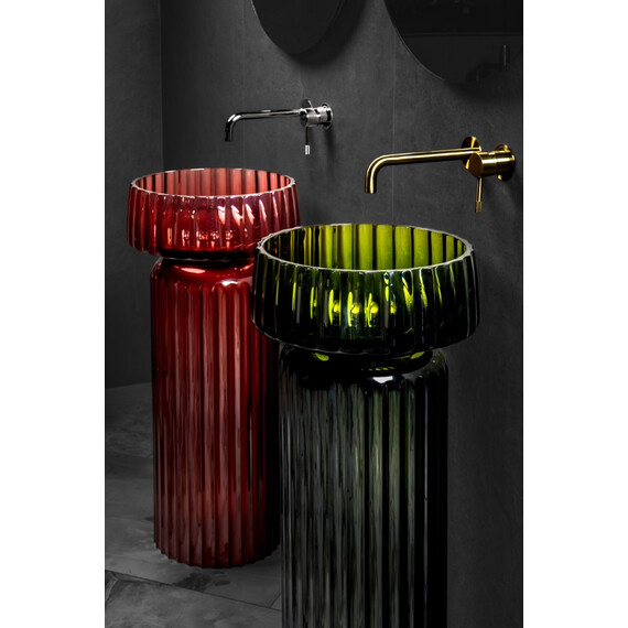 Раковина-чаша Boheme Glow 40 см 810-RIB-G-BUR, burgundy - фото 8
