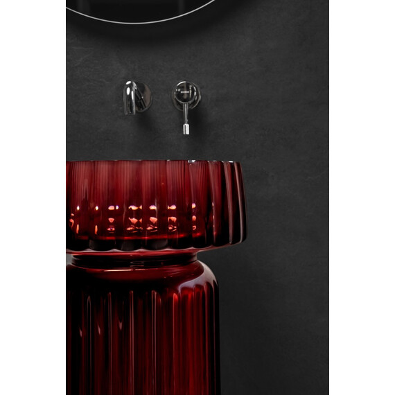 Раковина-чаша Boheme Glow 40 см 810-RIB-G-BUR, burgundy - фото 10