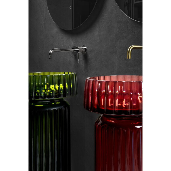 Раковина-чаша Boheme Glow 40 см 810-RIB-G-BUR, burgundy - фото 12