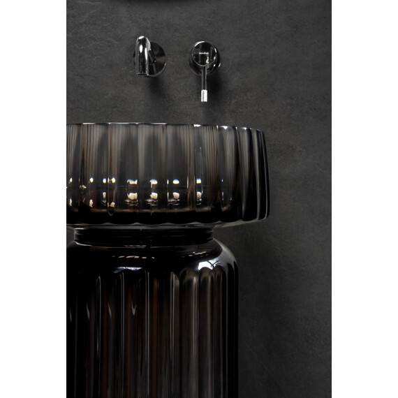 Раковина-чаша Boheme Glow 40 см 810-RIB-G-GR, transparent grey - фото 3