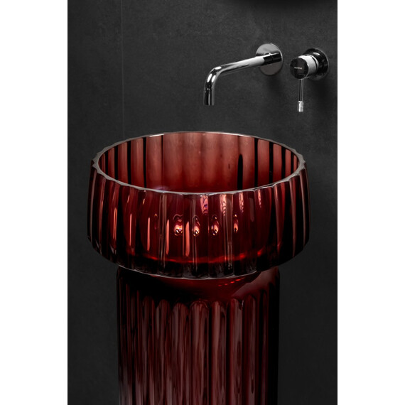 Раковина-чаша Boheme Glow 40 см 810-RIB-G-V, transparent violet - фото 3