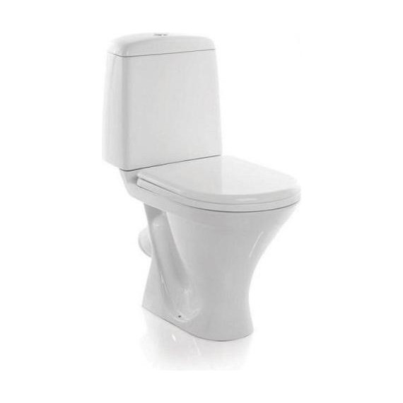 Унитаз напольный Sanita Аттика люкс WC.CC/Attica/2-T/WHT.G/S1 с крышкой термопласт - фото, картинка 2 Унитаз напольный Sanita Аттика люкс WC.CC/Attica/2-T/WHT.G/S1 с крышкой термопласт - фото 2