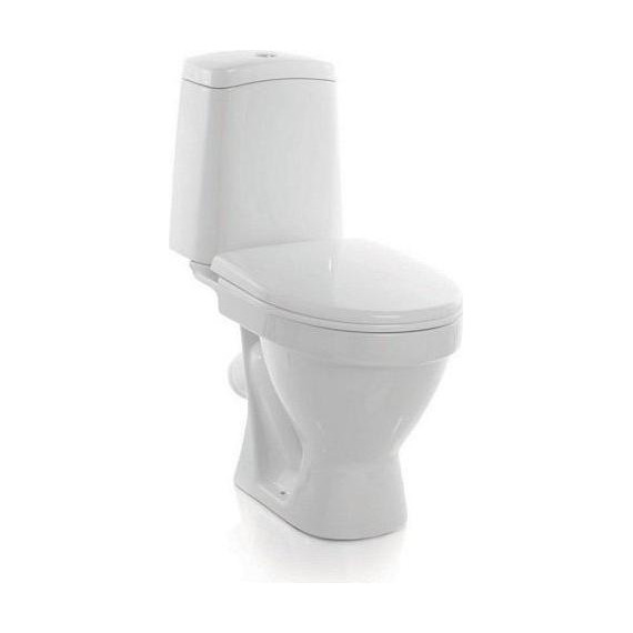 Унитаз напольный Sanita Лада эконом WC.CC/Lada/1-P/WHT.G/S1 с крышкой полипропилен - фото, картинка 2 Унитаз напольный Sanita Лада эконом WC.CC/Lada/1-P/WHT.G/S1 с крышкой полипропилен - фото 2