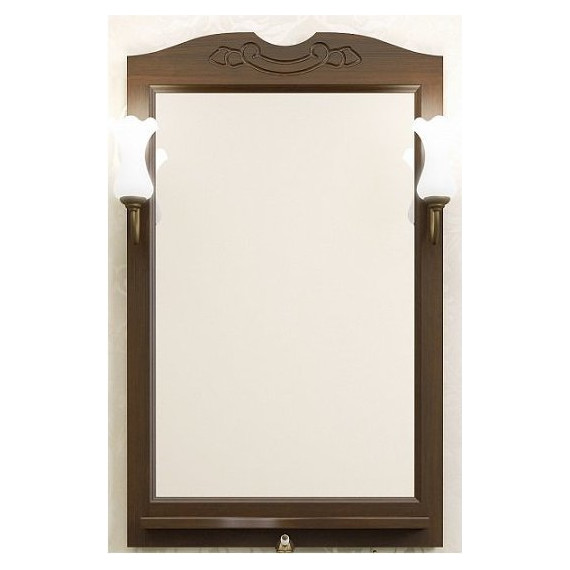 Зеркало Opadiris Клио 65 см, орех - фото 