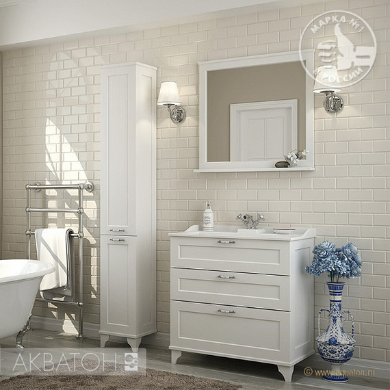 Пенал Акватон Леон Н 31 см 1A187903LBPS0, дуб белый - фото 6