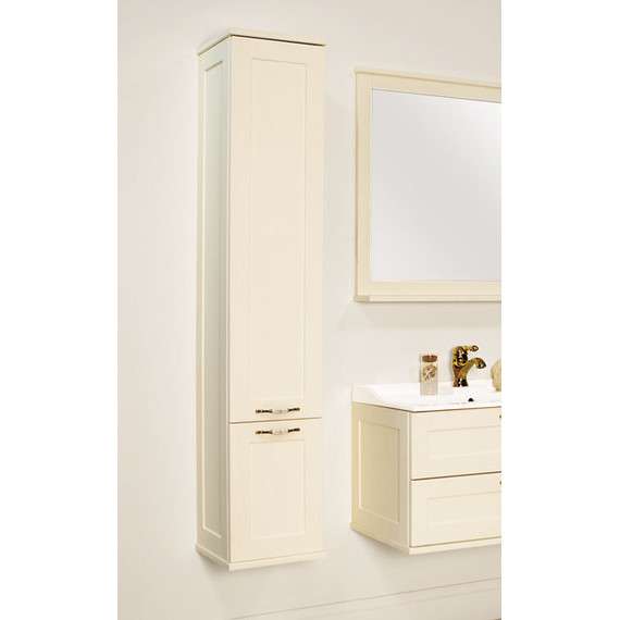 Пенал подвесной Акватон Леон 31 см с корзиной 1A186503LBPR0, дуб бежевый - фото, картинка 5 Пенал подвесной Акватон Леон 31 см с корзиной 1A186503LBPR0, дуб бежевый - фото 5