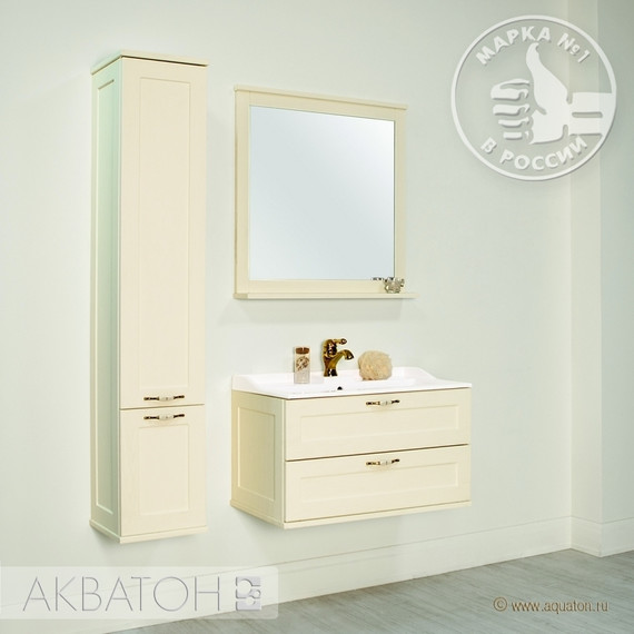 Пенал подвесной Акватон Леон 31 см с корзиной 1A186503LBPR0, дуб бежевый - фото, картинка 6 Пенал подвесной Акватон Леон 31 см с корзиной 1A186503LBPR0, дуб бежевый - фото 6