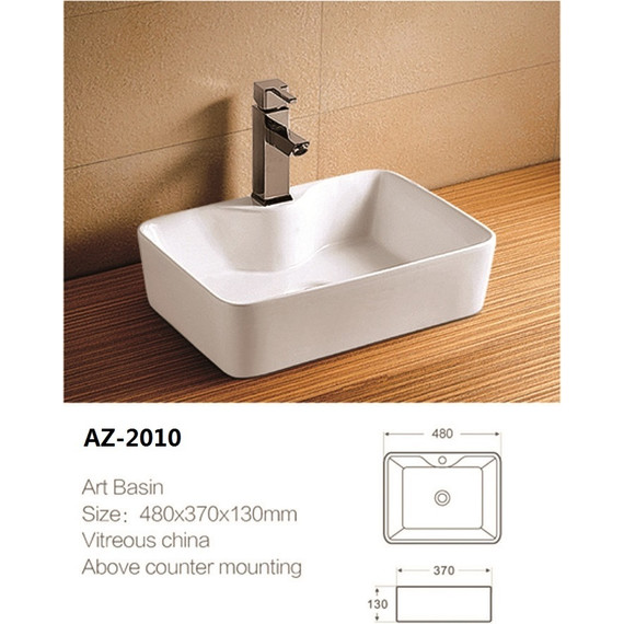 Раковина-чаша Azario 48 см AZ-2010 - фото, картинка 2 Раковина-чаша Azario 48 см AZ-2010 - фото 2