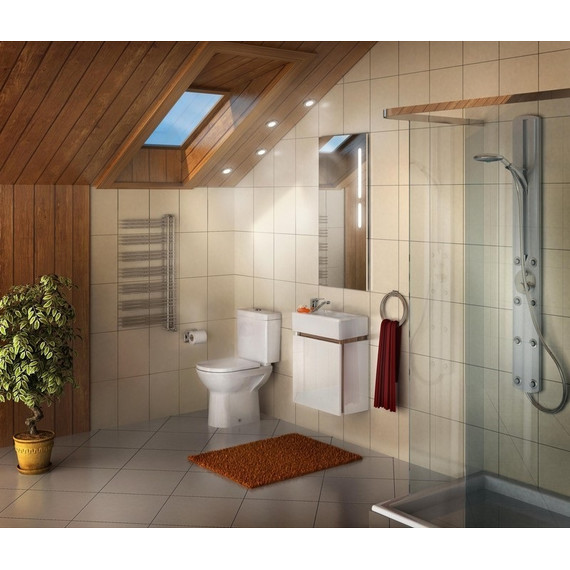 Тумба подвесная с раковиной Акватон Эклипс 46М см 1A1728K1EK49R - фото 5