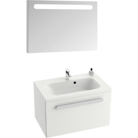 Тумба подвесная с раковиной Ravak Chrome SDU 60 см X000000530, белый - фото, картинка 3 Тумба подвесная с раковиной Ravak Chrome SDU 60 см X000000530, белый - фото 3