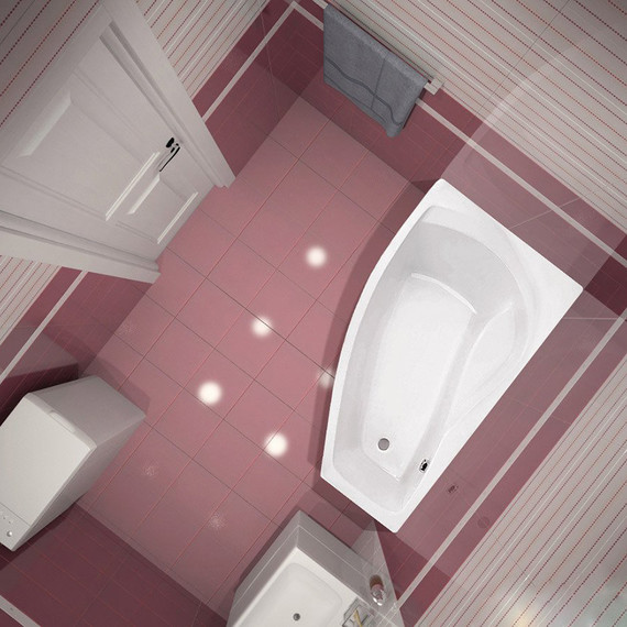 Ванна акриловая Santek Майорка 150x90 см 1.WH11.1.984 L, Размер - мм: 1500х900 - фото, картинка 4 Ванна акриловая Santek Майорка 150x90 см 1.WH11.1.984 L, Размер - мм: 1500х900 - фото 4