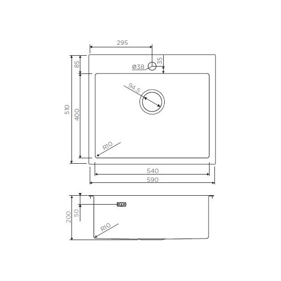 Кухонная мойка Omoikiri AKISAME 59-IN (4973055) 1,2 мм, нержавеющая сталь, Цвет производителя: нержавеющая сталь матовая - фото, картинка 5 Кухонная мойка Omoikiri AKISAME 59-IN (4973055) 1,2 мм, нержавеющая сталь, Цвет производителя: нержавеющая сталь матовая - фото 5