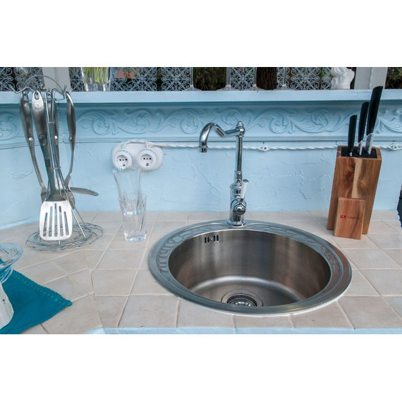 Кухонная мойка Omoikiri TOVADA 49-1-IN (4993006) 0,8 мм, нержавеющая сталь - фото 4